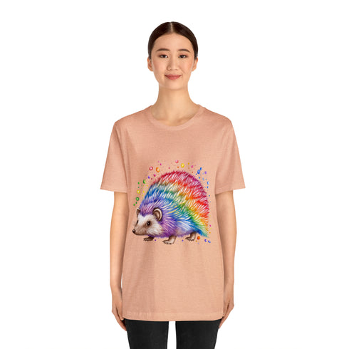 Rainbow Hedgehog - Short Sleeve Tee